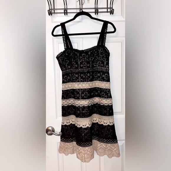 Nanette Lepore Black Lace Bralette Size 4 - Picture 1 of 6